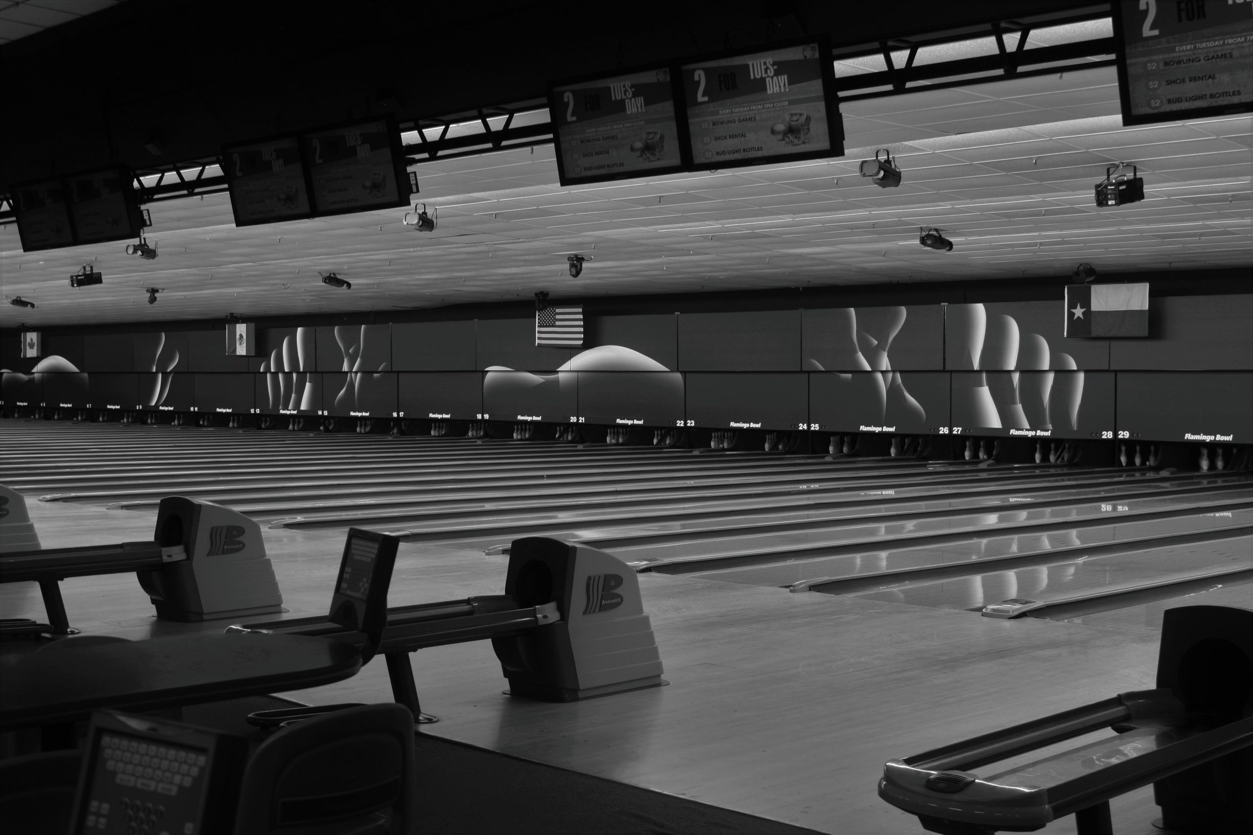 Bowling Alley Lane Arcade